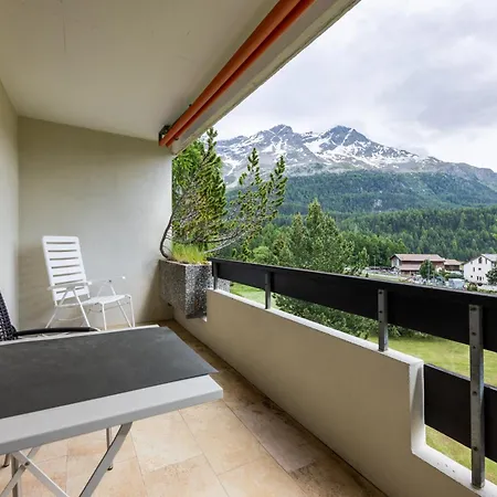 Charming Facing Piz Rosatsch Apartment St. Moritz