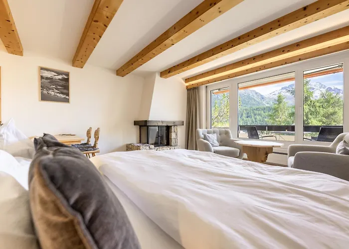 Apartamento Charming Facing Piz Rosatsch São Moritz