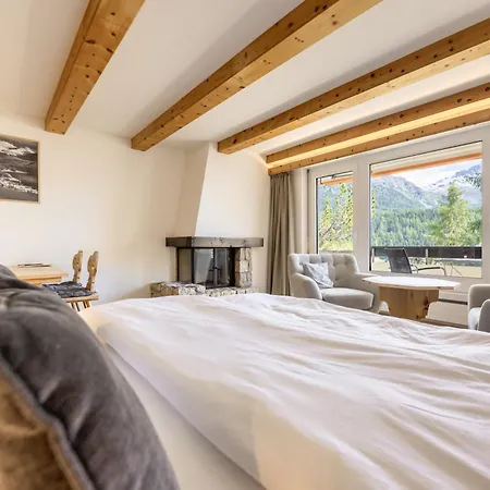 Appartamento Charming Facing Piz Rosatsch Sankt Moritz